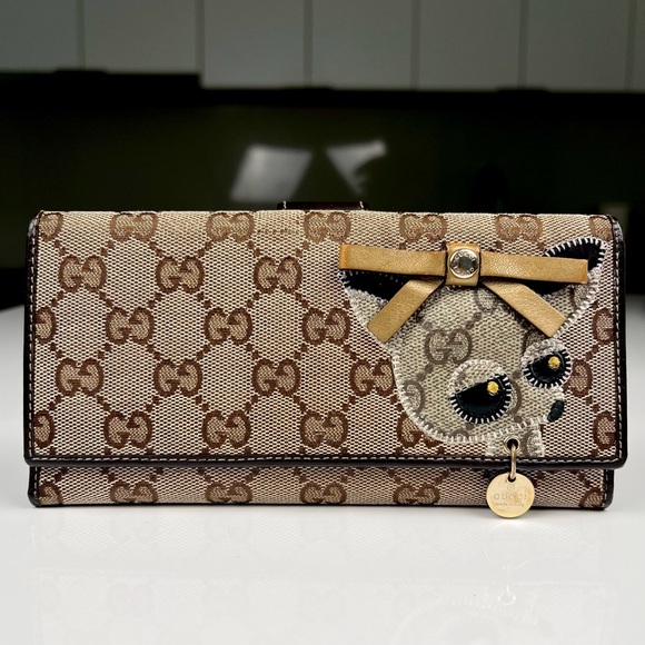 Gucci Guccioli Chihuahua Wallet - Picture 1 of 8